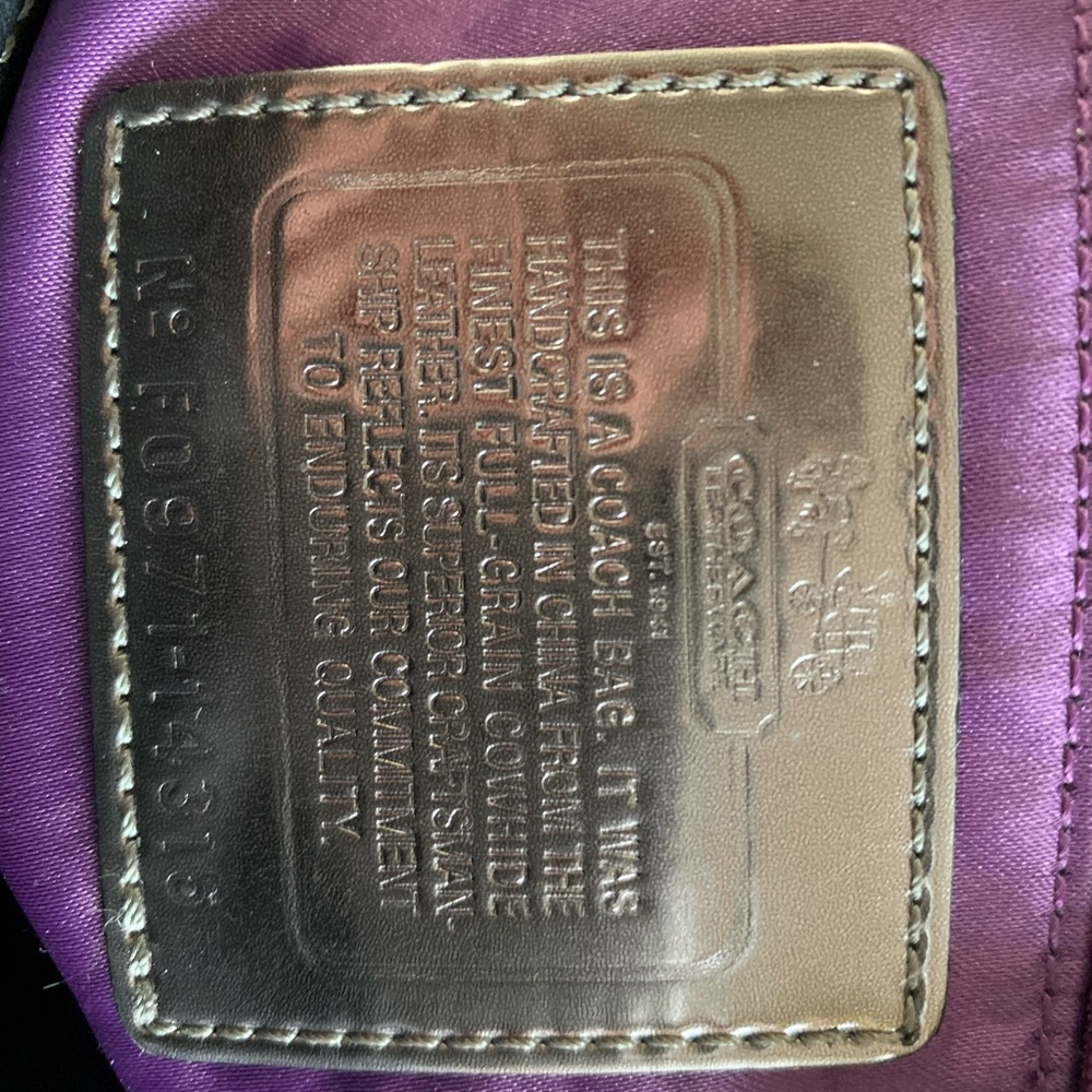 Coach Satchel - Picture 6 of 9